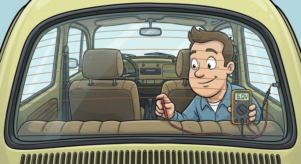 Arka cam rezistans kontrolü